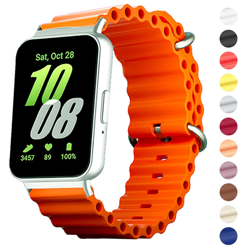 Silicone Sports Strap For Samsung Galaxy Fit 3 Watch Bracelet Correa For Samsung Galaxy Fit 3 Replacement Watch bands