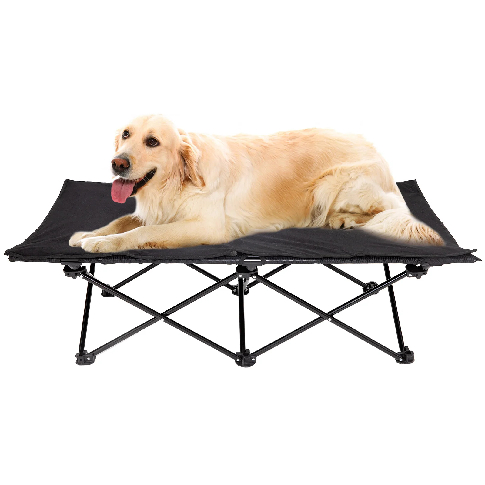 

KingCamp Large Pet Bed With Cotton Pad Cool And Breathable Surface, Paw-Friendly, Easy To Clean, Quick Foldable