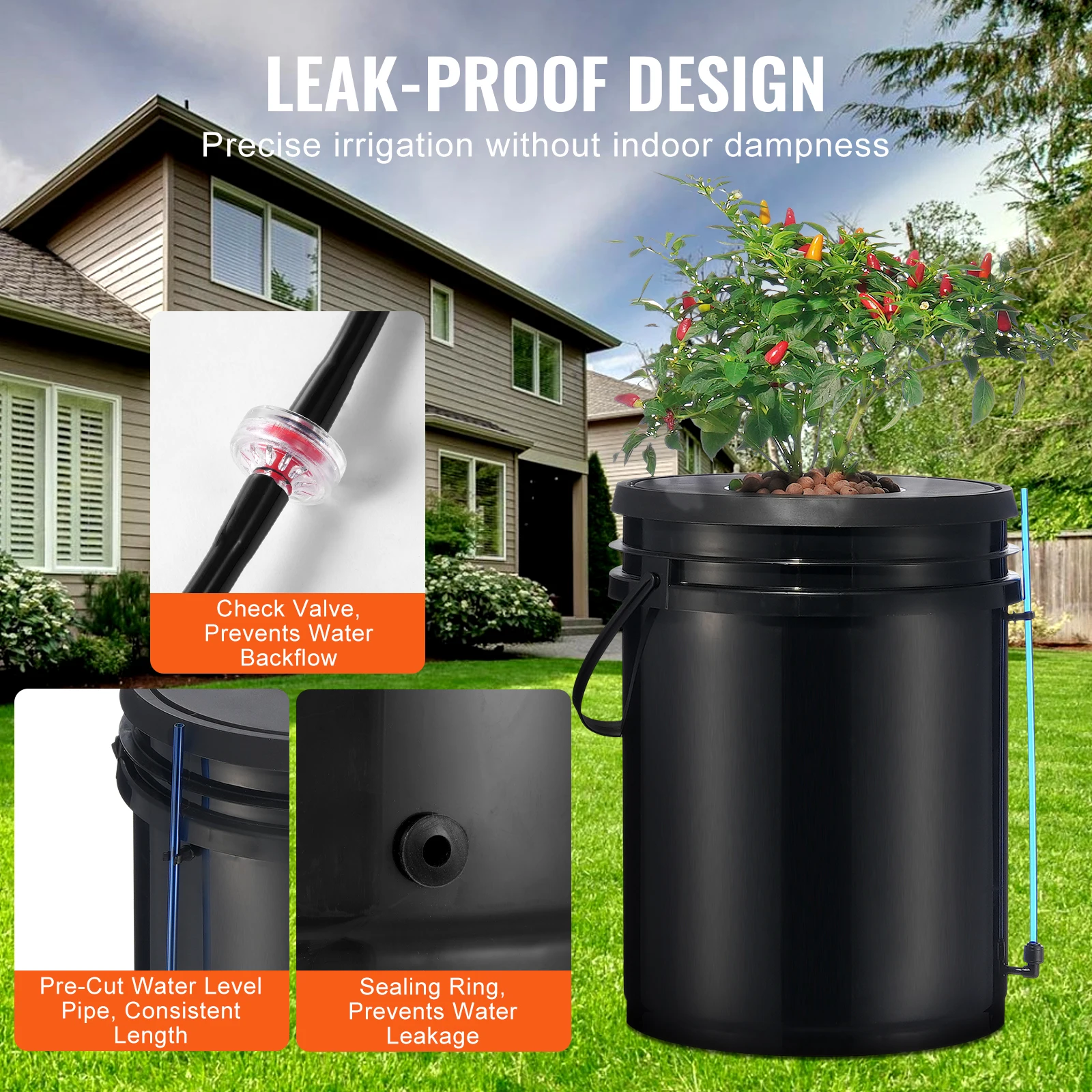 نظام الزراعة المائية العميقة م - مراجعة Dwc Bucket System 5 Gallon وسعره