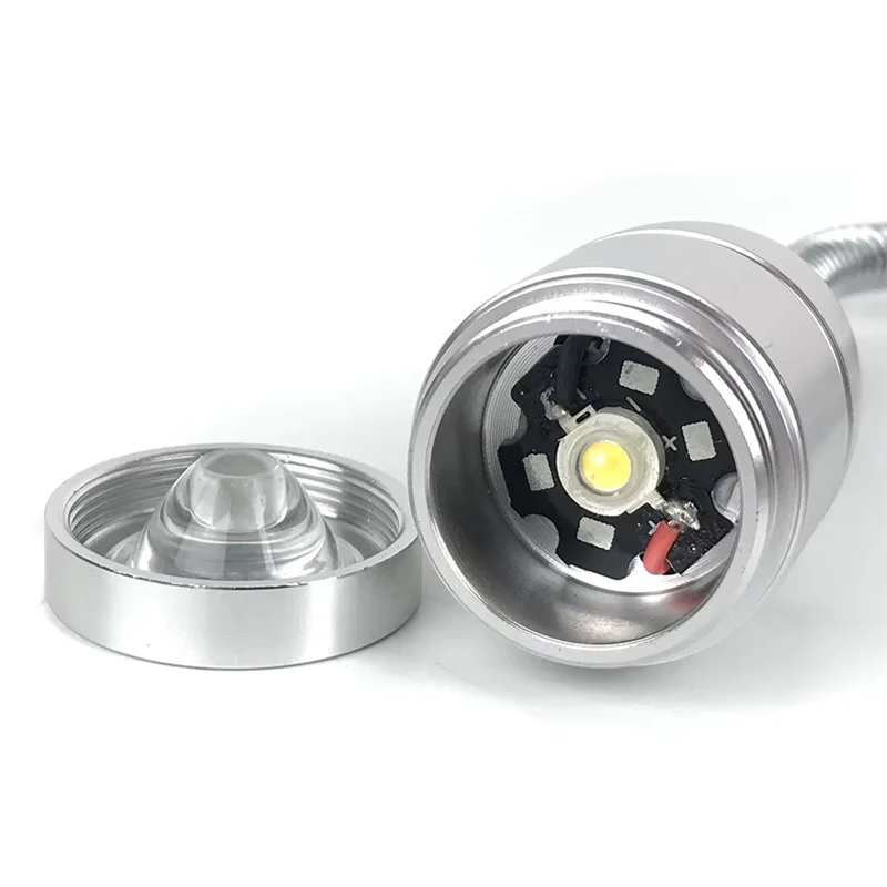 

【Hot Selling】3WAC 12V 24V LED Tool Light Flexible 30Cm LED Workshop Work Light Silver For CNC Machine Rework Welding Machine