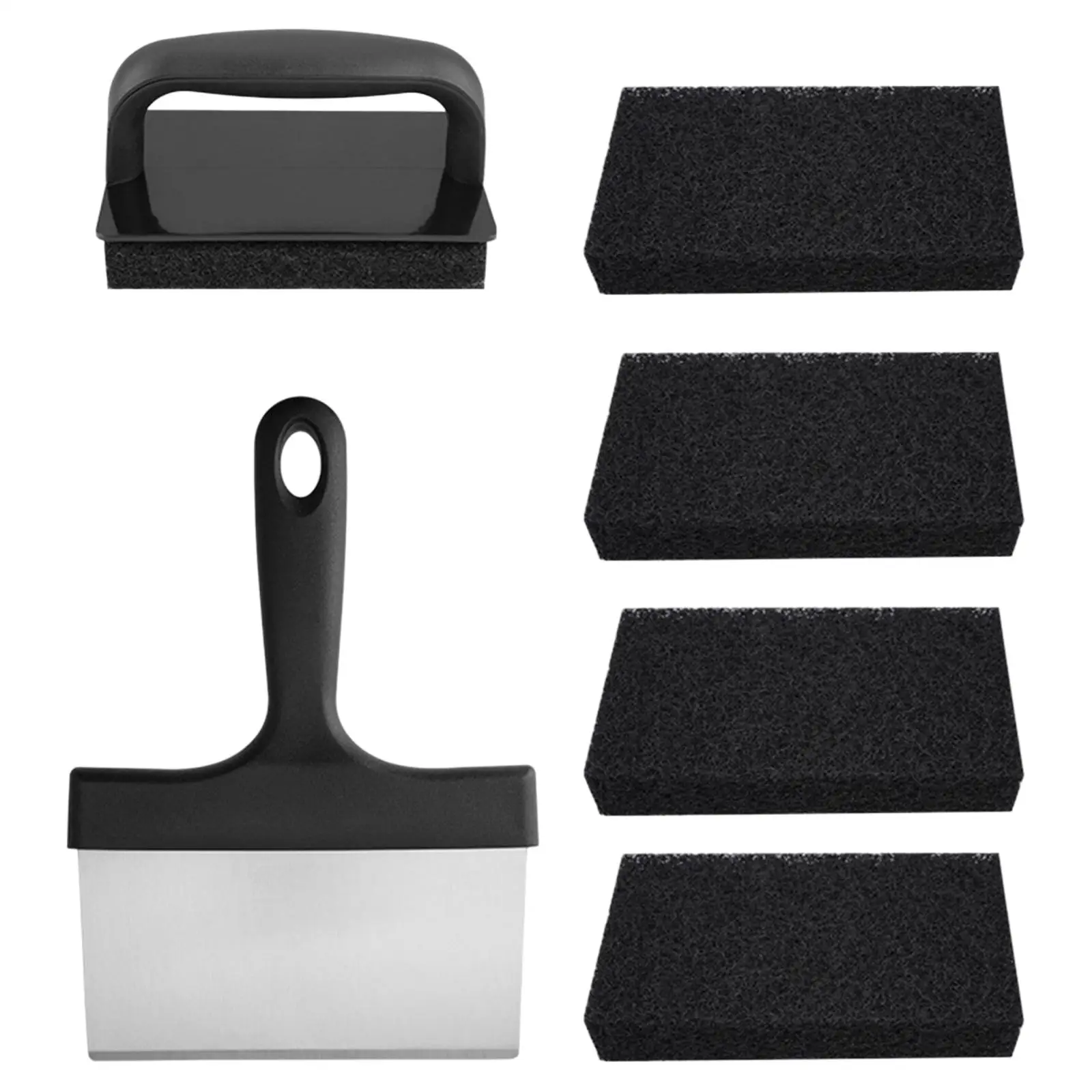7Pcs Griddle Cleaning Kit Quickly Cleaning for Home Kitchen BBQ Cleaner