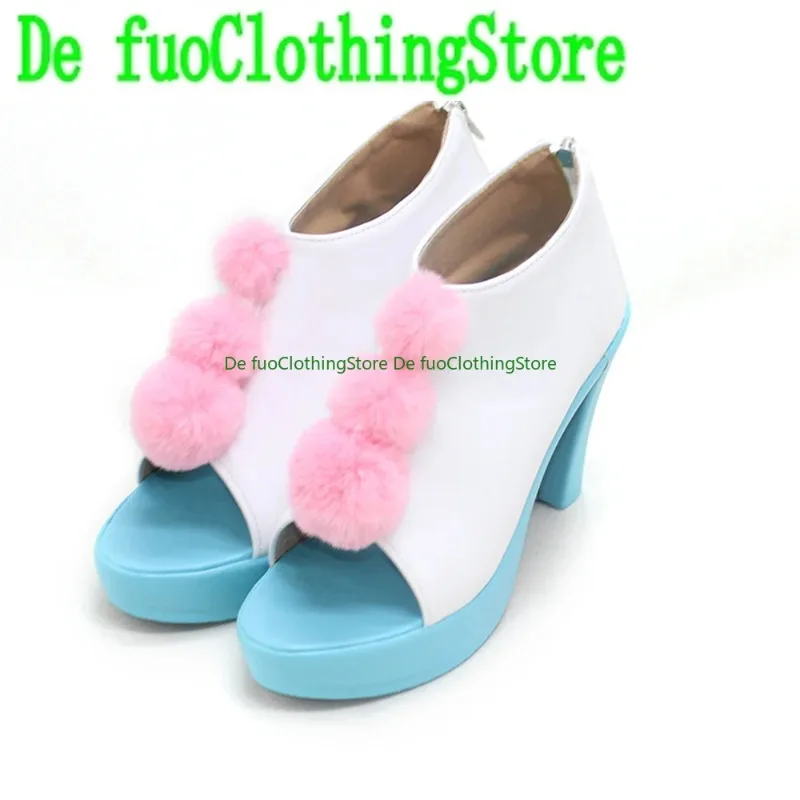 Defuo Pretty Cure Precure Tropical-Rouge! Laura Cosplay Schoenen Laarzen Spel Anime Carnaval Party Halloween Kerst Schoenen