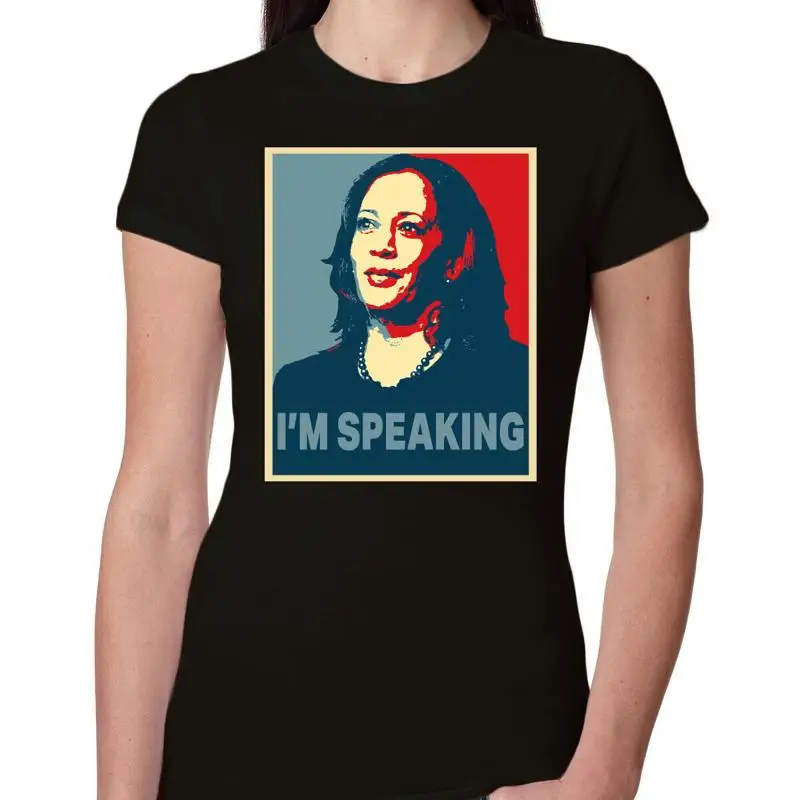 Kamala Harris I'm Speaking Quote Classic 2024 USA Election Womens Junior T Shirt