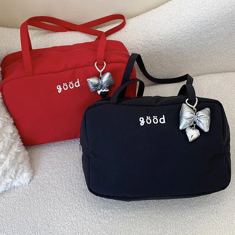 

2024 New Nylon Armpit Bag Women's Large Capaci Fitn Commuter Single oulder Tote Bag Casual Everyday Handbag