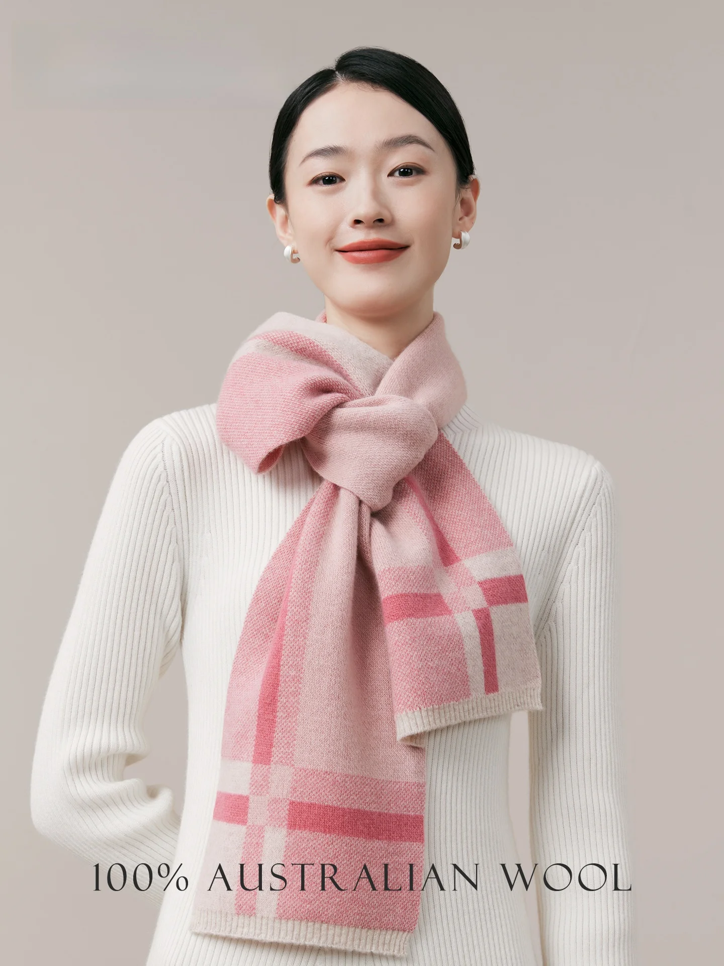 ultra-thi-pure-wool-knitted-scarf-women's-winter-faionable-versatile-korean-sle-scarf-gift-box-queeneasy-brand