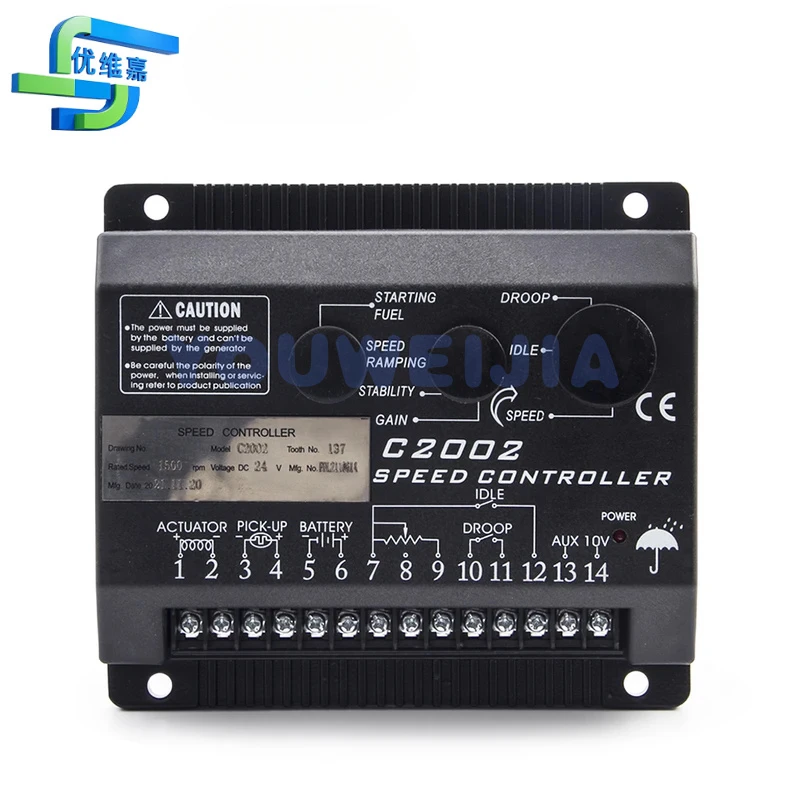 Fortrust C2002 speed controller for DC motor speed governor diesel generator intelligent control board original parts