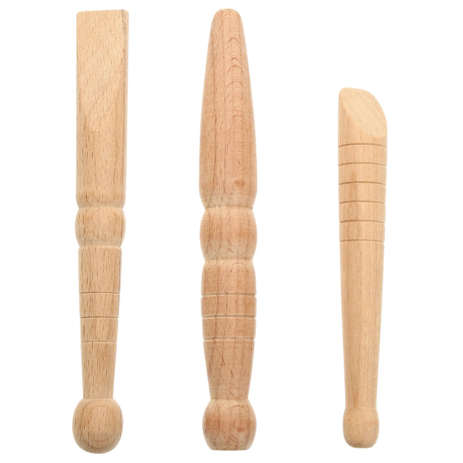 

Набор из 3 деревянных массажных палочек для акупрессуры, многофункциональный инструмент для рефлексологии стоп, рук и тела, для снятия мышечного напряжения