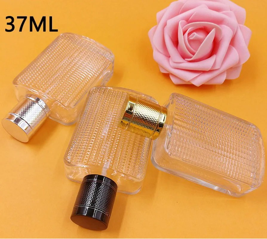 

10/20pcs 37ml Perfume BottlesTravel Square Glass Bottles Empty Bottles Fine Mist Spray Bottle Dispenser Atomizer