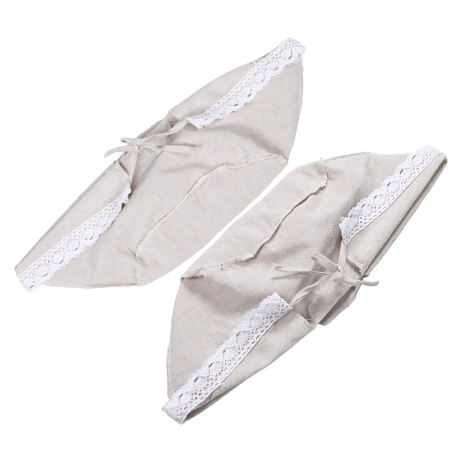 

2Pcs Woven Basket Liners Fabric Cloth Replacement Boho Picnic Basket Accessories Decorative Bottom Liner for Rattan Wicker