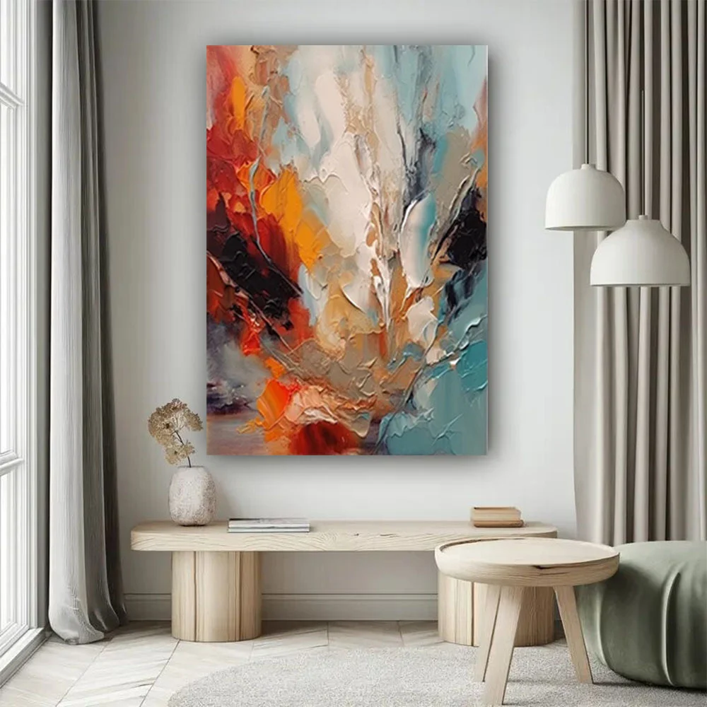 

100% hand drawn abstract oil painting original wall painting home living room decoration paint interior aesthetics