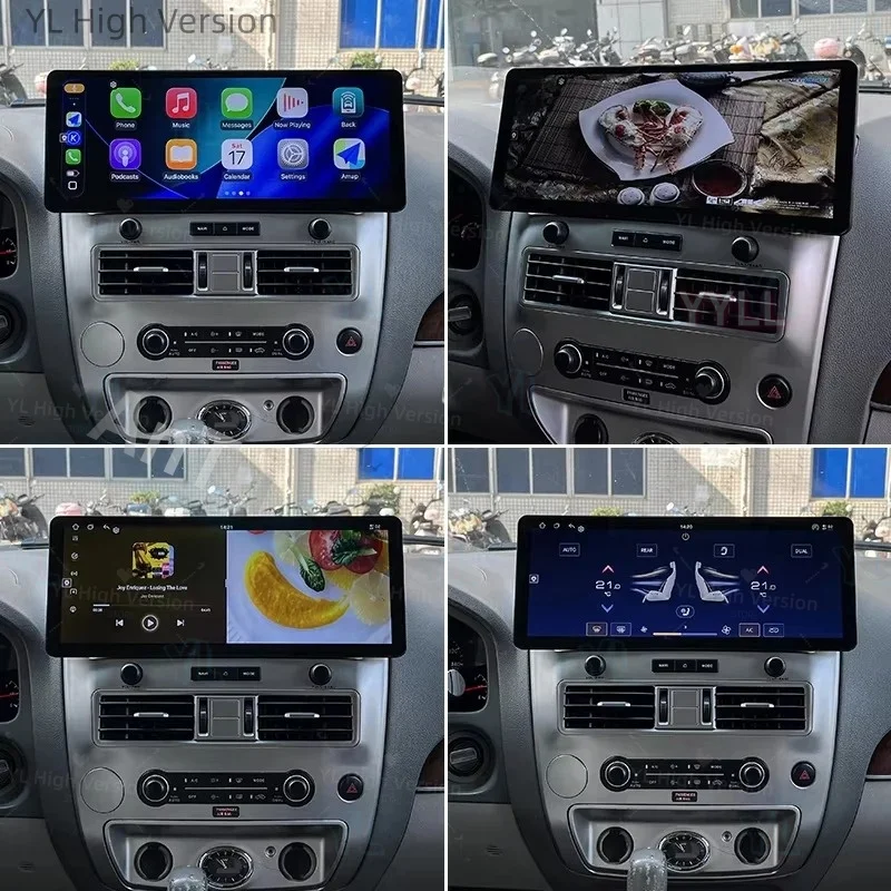 17inch Android 14 Multimedia Video Player For Infiniti QX56 Nissan Aramada 2008-2015 Car Radio Stereo Wireless CarPlay GPS Navi