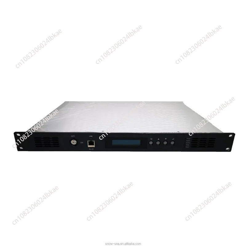 1550nm catv optical amplifier with wdm, agc, featuring 8x19dbm gain output, dual power, and simple network management