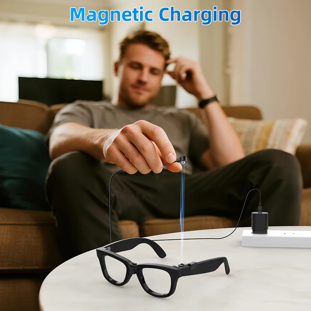 Hibloks Magnetic Charging Cable for Ray-Ban Meta Wayfarer Skyler Headliner (GEN1 GEN2) & Oakley HSTN Glasses Accessories