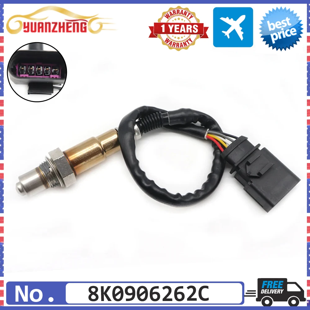 

Новый 5-проводной датчик кислорода Lambda O2 8K0906262C для Audi A4 A5 Q5 Q7 1.8L 2.0L 11-17 8K0 906 262C