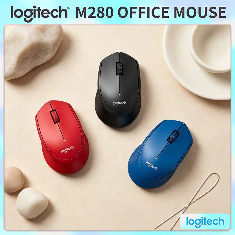 Logitech M280 Wireless Mouse Compact Slim 10m Range 1000 DPI Fine Tracking Long-Lasting 18-Month Battery