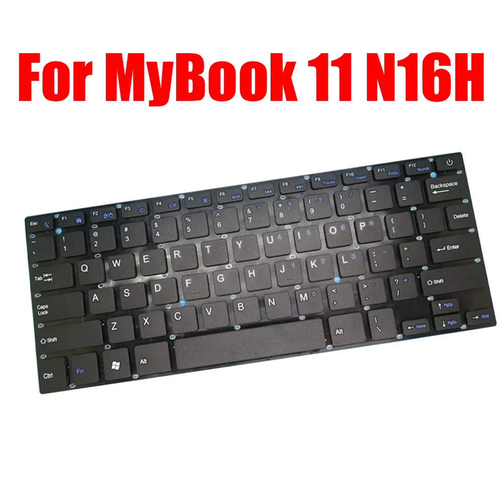 

Replacement English US Laptop Keyboard For Axioo For MyBook 11 N16H Black Without Frame