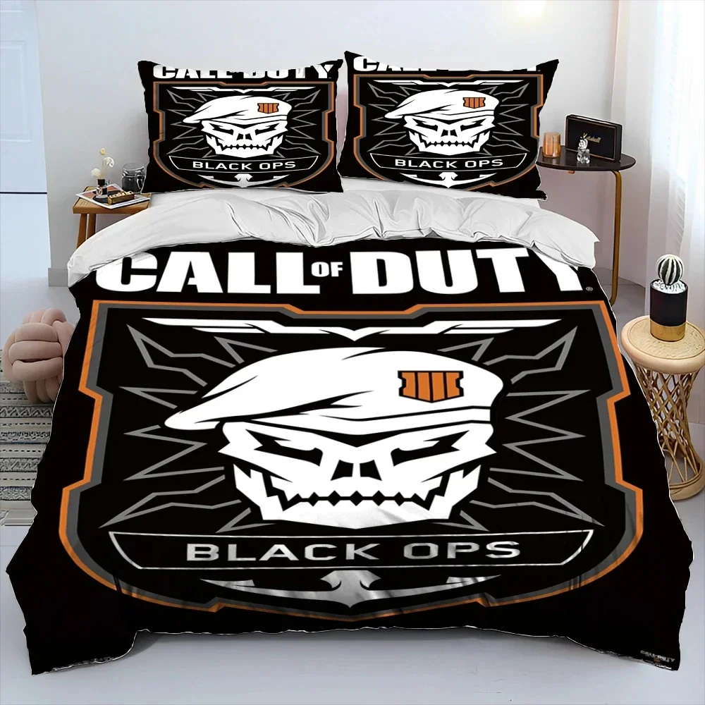 3D Print COD Game Call of Duty Gamer Bedding Set Boys Girls Twin Queen King Size Duvet Cover Pillowcase Bed boys Adult