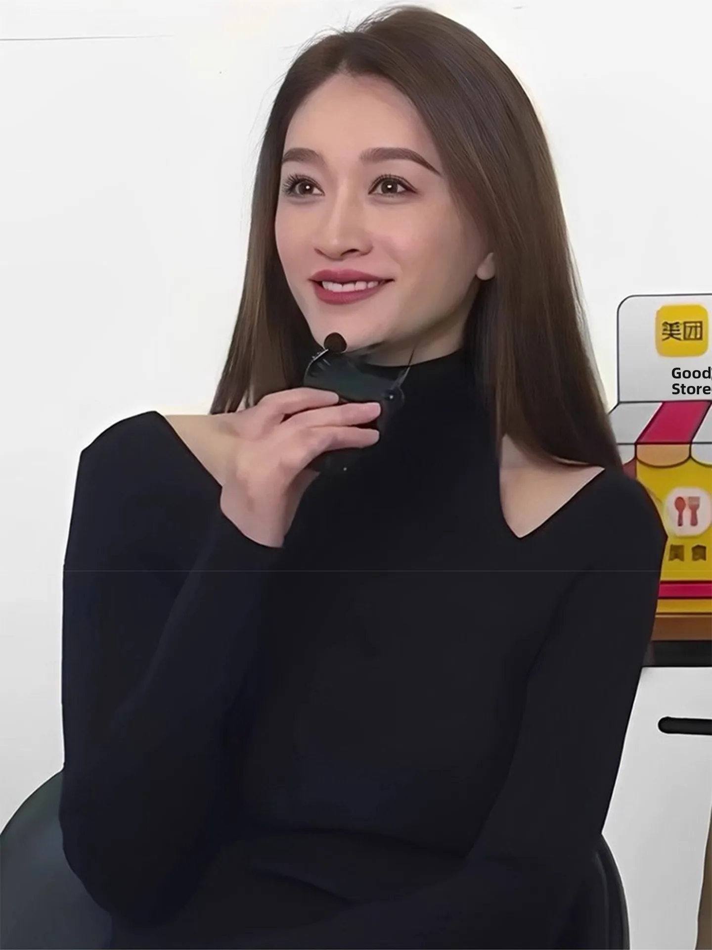 

Вязаный свитер-топ для женщин с высоким воротником, для ношения под одеждой, одобренный знаменитостями, из мягкого хлопка, с длинными рукавами, укороченный.