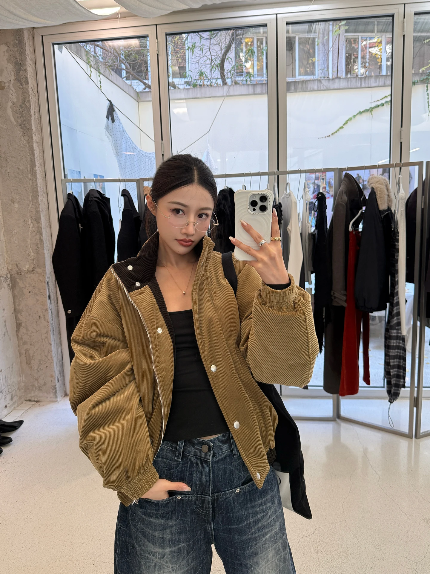 

Ретро-стиль: Женская хлопковая стеганая куртка с искусственным меховым воротником на молнии, теплая, осенне-зимняя, новинка