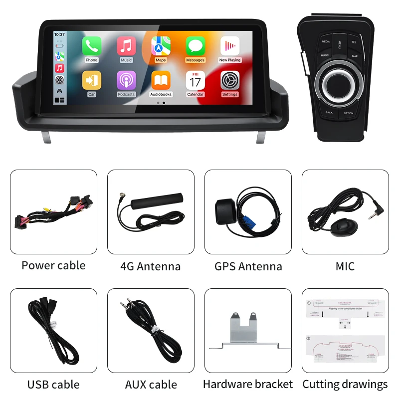 Qulacomm Snapdragon 680 Android 13 8G 256G 1920 x720 per BMW serie 3 E90 E91 E92 E93 lettori multimediali per AUTO Wireless CarPlay AUTO