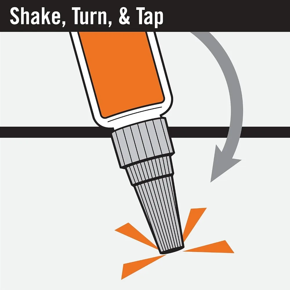 슈퍼 글루 젤, 투명 접착제, 20g 팩 - 모든 프로젝트 및 수리에 빠른 경화