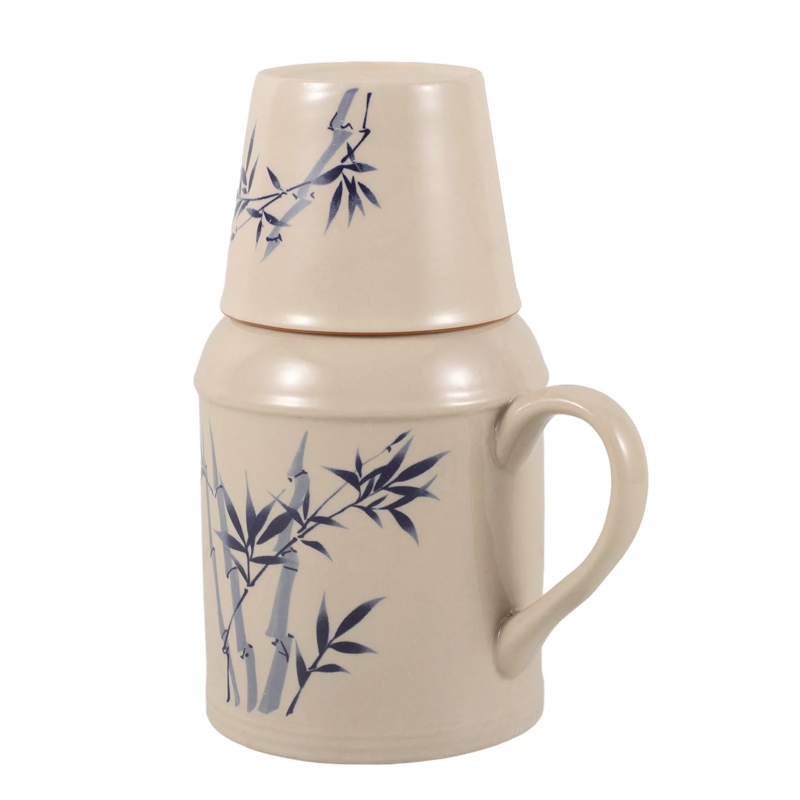 

1 комплект, керамический чайник, небольшой компактный дизайн, эргономичная ручка, подходит для дома, ресторана, офиса, путешествий, керамический маленький горшок для воды