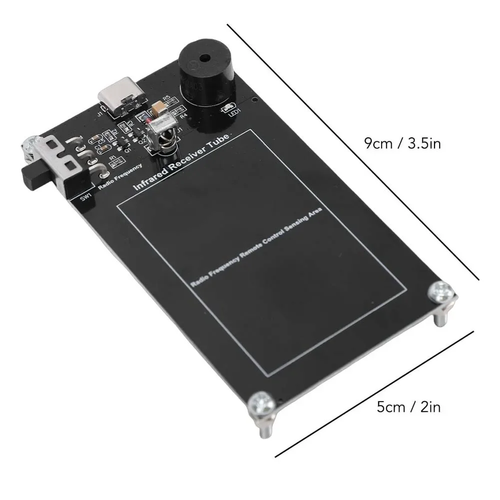 Portable Car Remote Control Tester Module with Infrared and Radio Frequency Detection Power Supply Easy to Carry