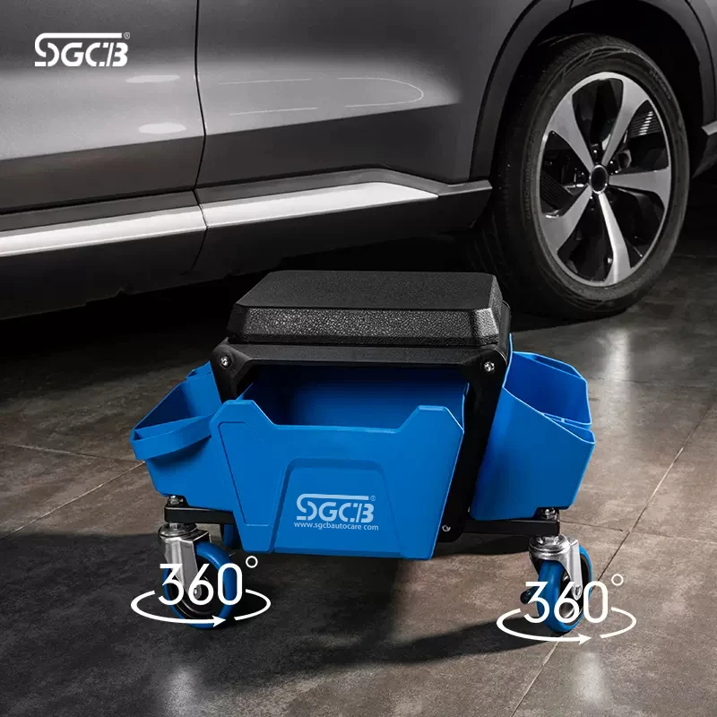 

Sgcb new car beauty work stool thickened multi-functional maintenance film polishing construction storage