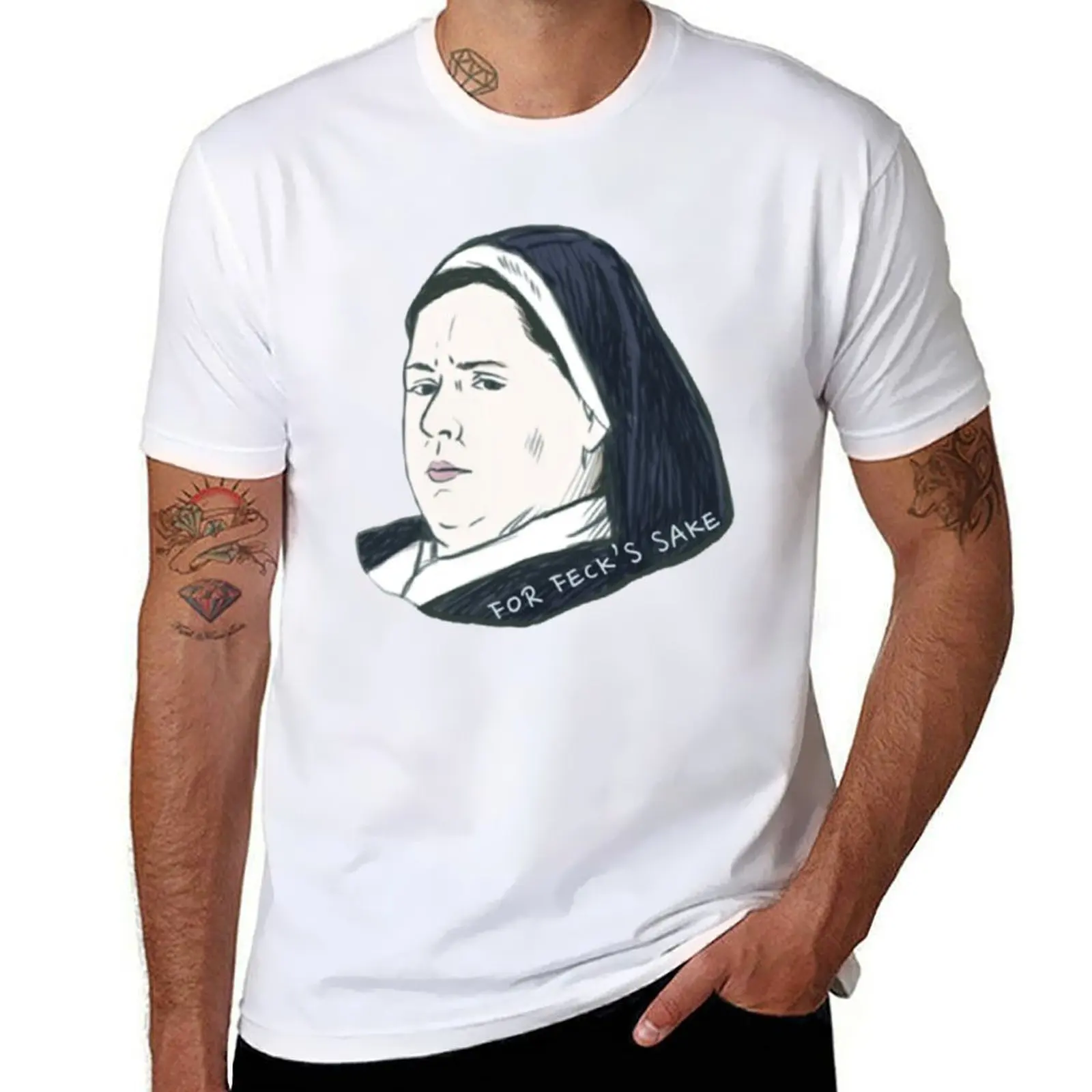 

Derry Girls - Sister Michael T-Shirt printed t shirts for man man t shirt cotton T-Shirt
