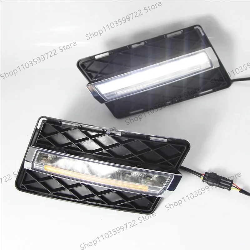 For Benz GLK Class W204 GLK300 GLK350 GLK500 2008 2009-2012 Front Bumper Light Fog Light Daytime Running Light Flashing Light