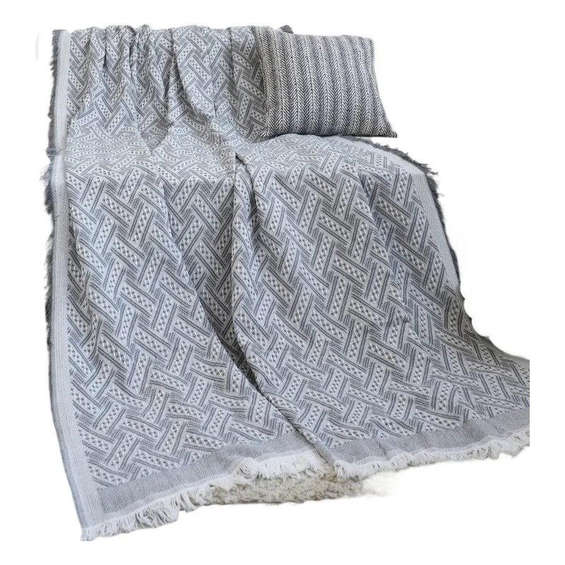 

Nordic European Style Sofa Blanket Decorative Throw, Dust Cover, Cushion Protector, AC Blanket for All Seasons Hotel Home Use