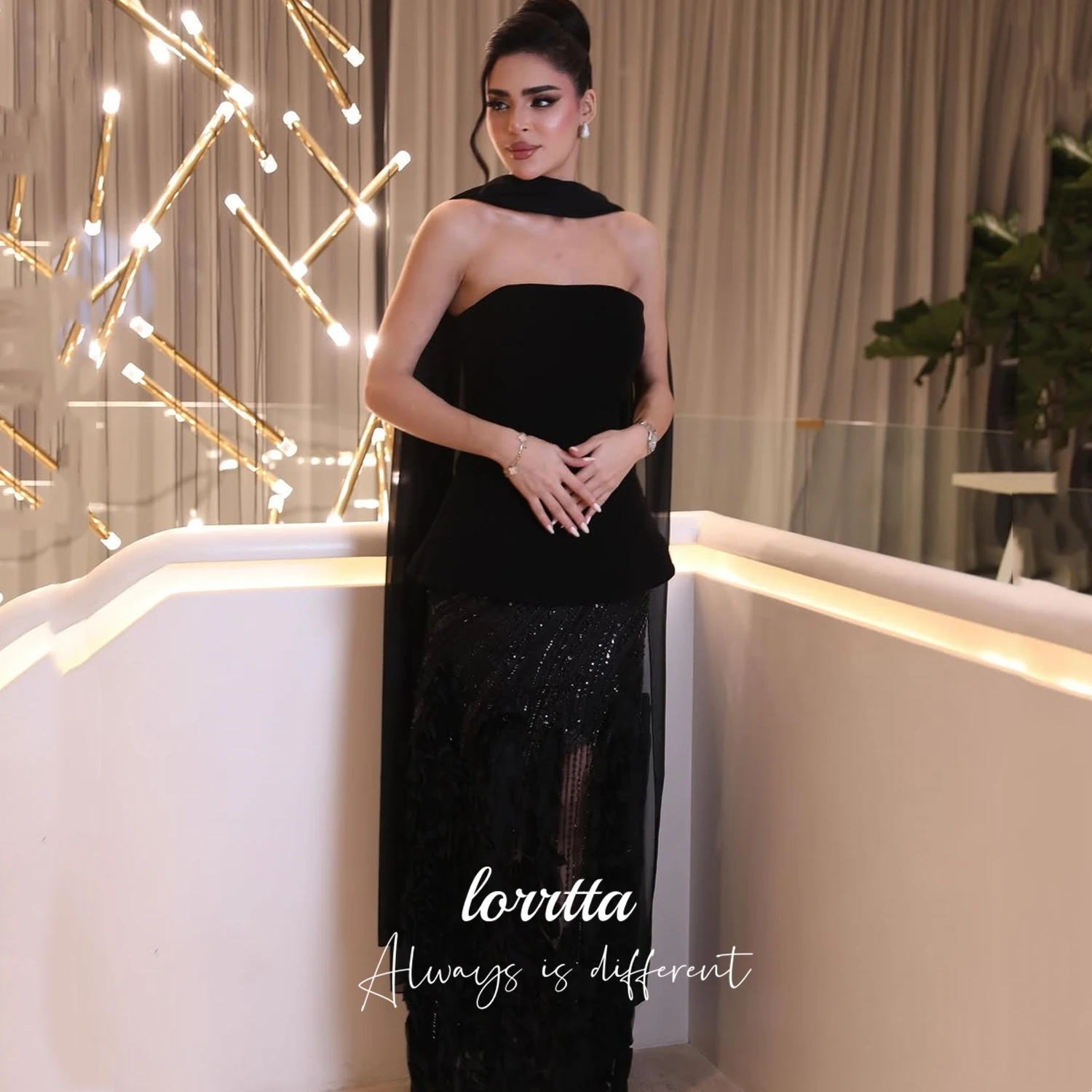 

Lorrtta Customized Evening Dress 2025 Luxury Women Evening Dress Dubai Elegant Womens Dresses for Special Occasions فساتين سهرة