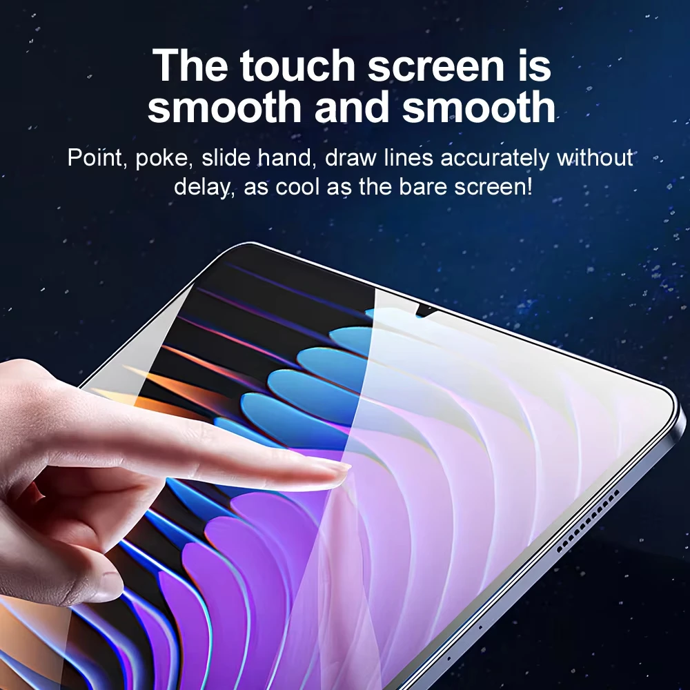 2 قطعة واقي شاشة تثبيت تلقائي خالي من الغبار لشاومي Redmi Pad 2 11 '10.6 8.8 SE 11 8.7 Pad 8 Pro 7 6 5 6s 7s الزجاج المقسى #5