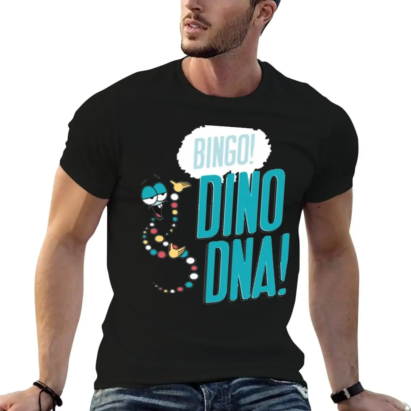 

Dino DNA T-Shirt sweat sports fans blue lock Personalized t-shirt t shirt for men