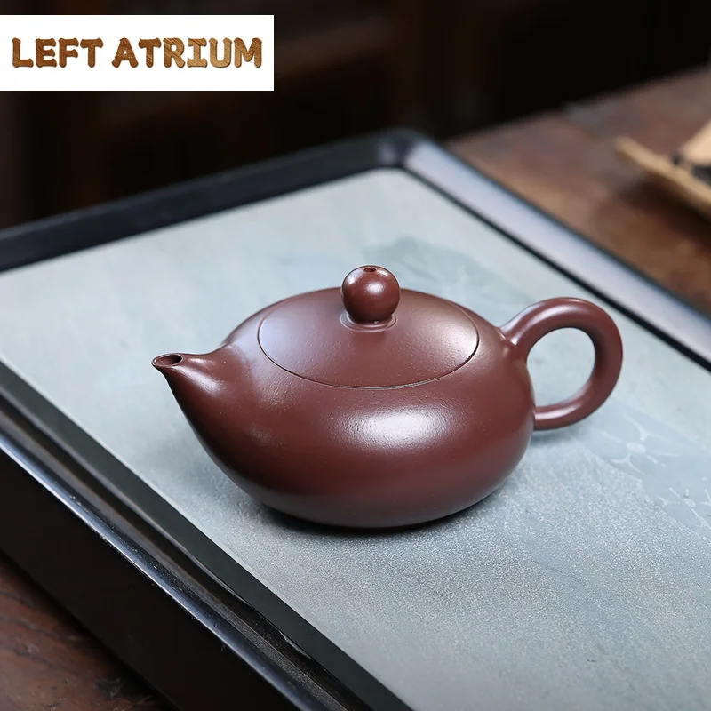 140ml Chinese Yixing Purple Clay Teapots Tradition Handmade Tea Pot Beauty Tea Infuser Kettle Teaware Famous Zisha Tea Set