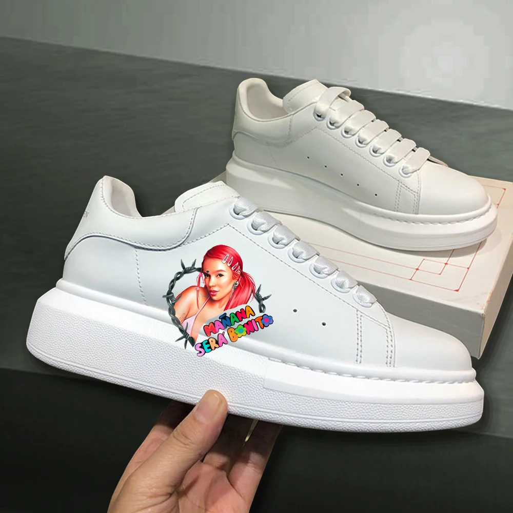 Manana Sera Bonito Fashion Men Women casual Shoes Male Platform Sneakers Girls Casual kateboarding Shoes flats 3D graffiti