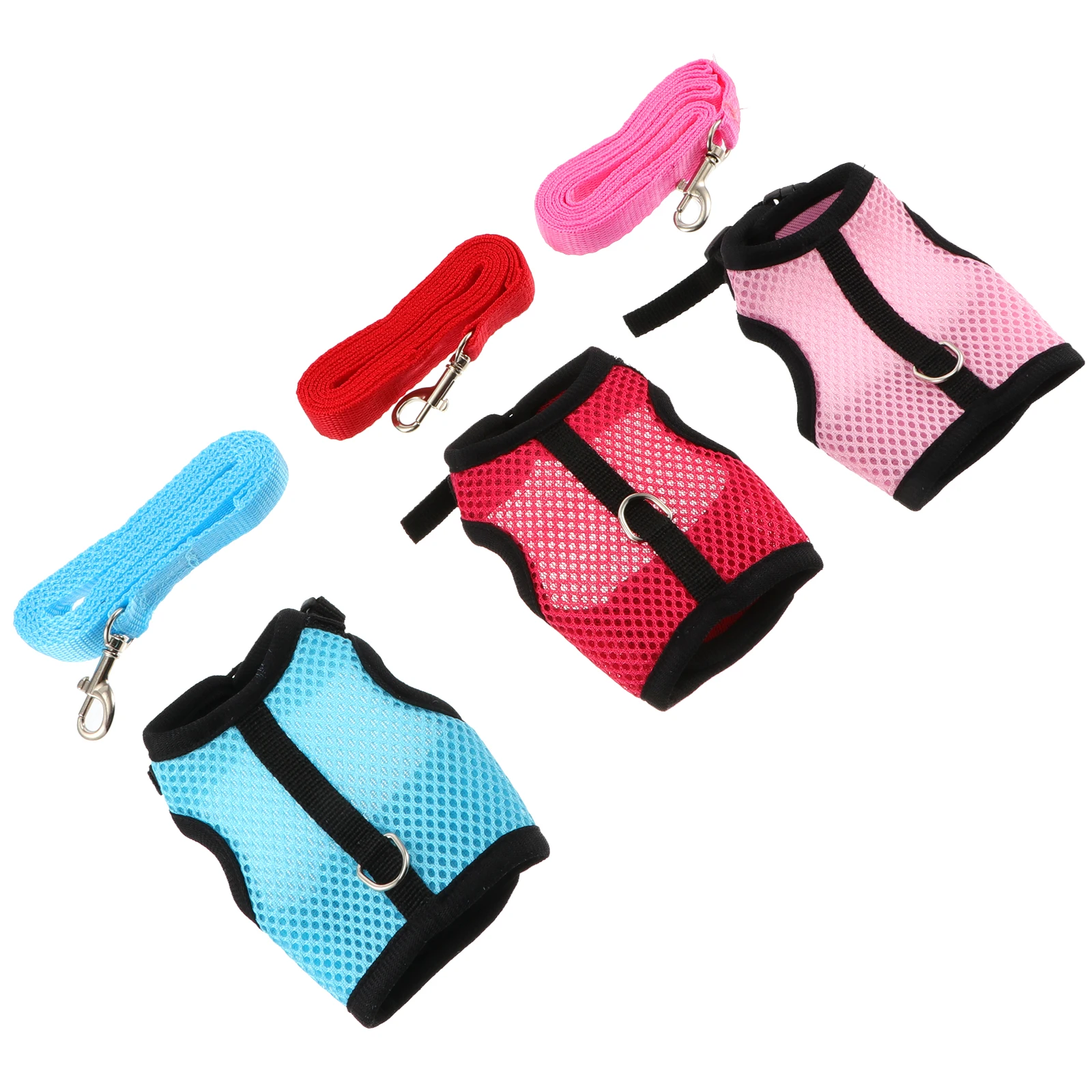 

Pet Leash Bunny Harness Rabbit Vest Soft Breathable Small Animal Wedding Birthday Premium Material Walking Harness Outfits