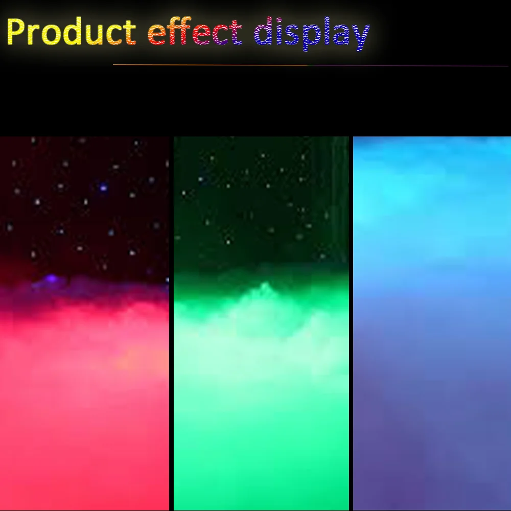 Low Lying Fog Machine 2000W Water Based Jumbo DMX Remote With Movable Flight Case Smoke Machine for Stage Party Wedding Event