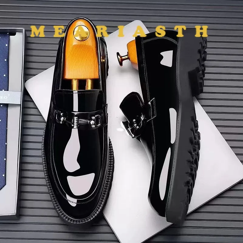 

Men Loafers Shoes Man 2024 Fashion Comfy Slip-on Drive Moccasins Footwear Male Brand flat Leather Boat Shoes Men Casual Shoes