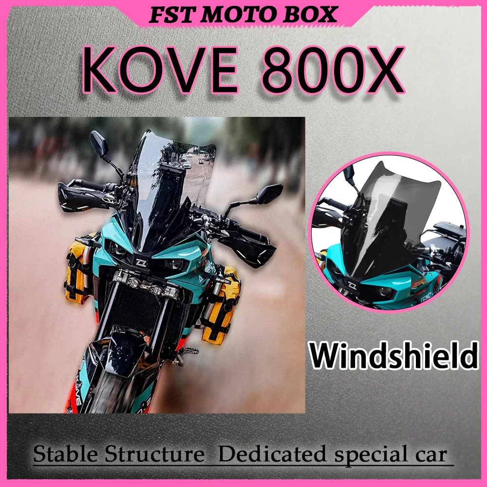FOR KOVE 800X Modified Chest Windscreen Accessory Deflecting Design Stock Beak Match Unobstructed View Motorcycle Windshield