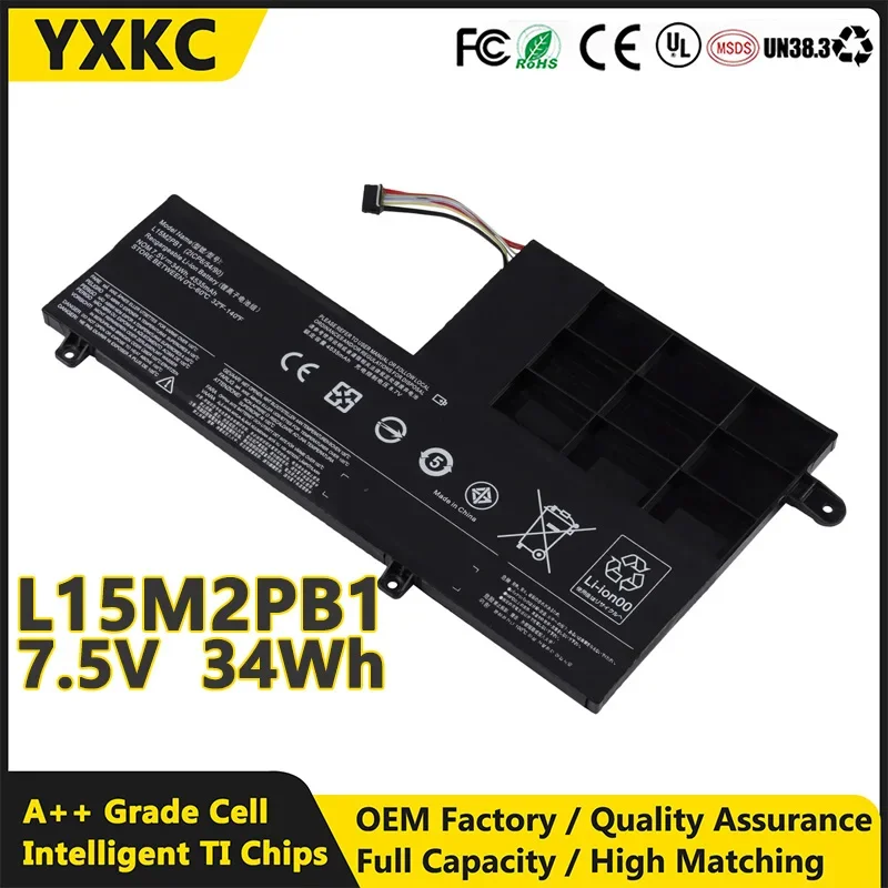 Laptop Battery L15M2PB1 For Lenovo Flex 5 1470 1570 IdeaPad 320S-14IKB 320S-15ABR 320S-15AST 320S-15IKB 320S-15ISK