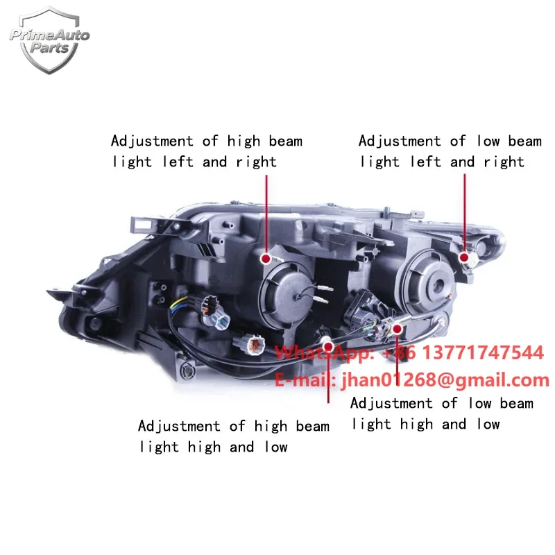 DRL Lamp Car OEM Car Head Light Modify Semi-assembly LED Xenon Headlight for Nissan Rogue X-TRAIL 2014 2015 2016