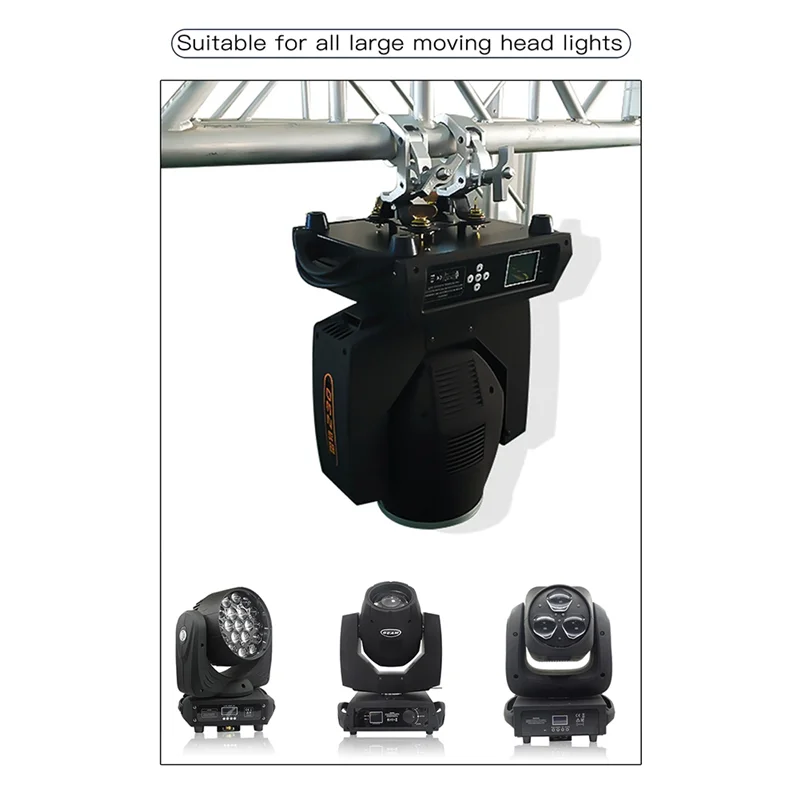 Ganchos de abrazadera plegables de aluminio, luz de escenario, gancho colgante plegable, carga de 150Kg, 42-61mm, tubo de armazón, 230W, 7R/200W, 5R, haz de luz