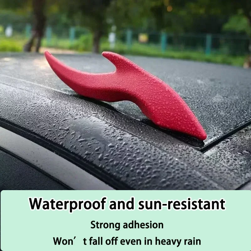 

Car Roof Decoration Dragon Horn Car Sticker Universal Auto Roof Decoration 3D Stereo Car Sticker For Sedan Hatchback Decoration
