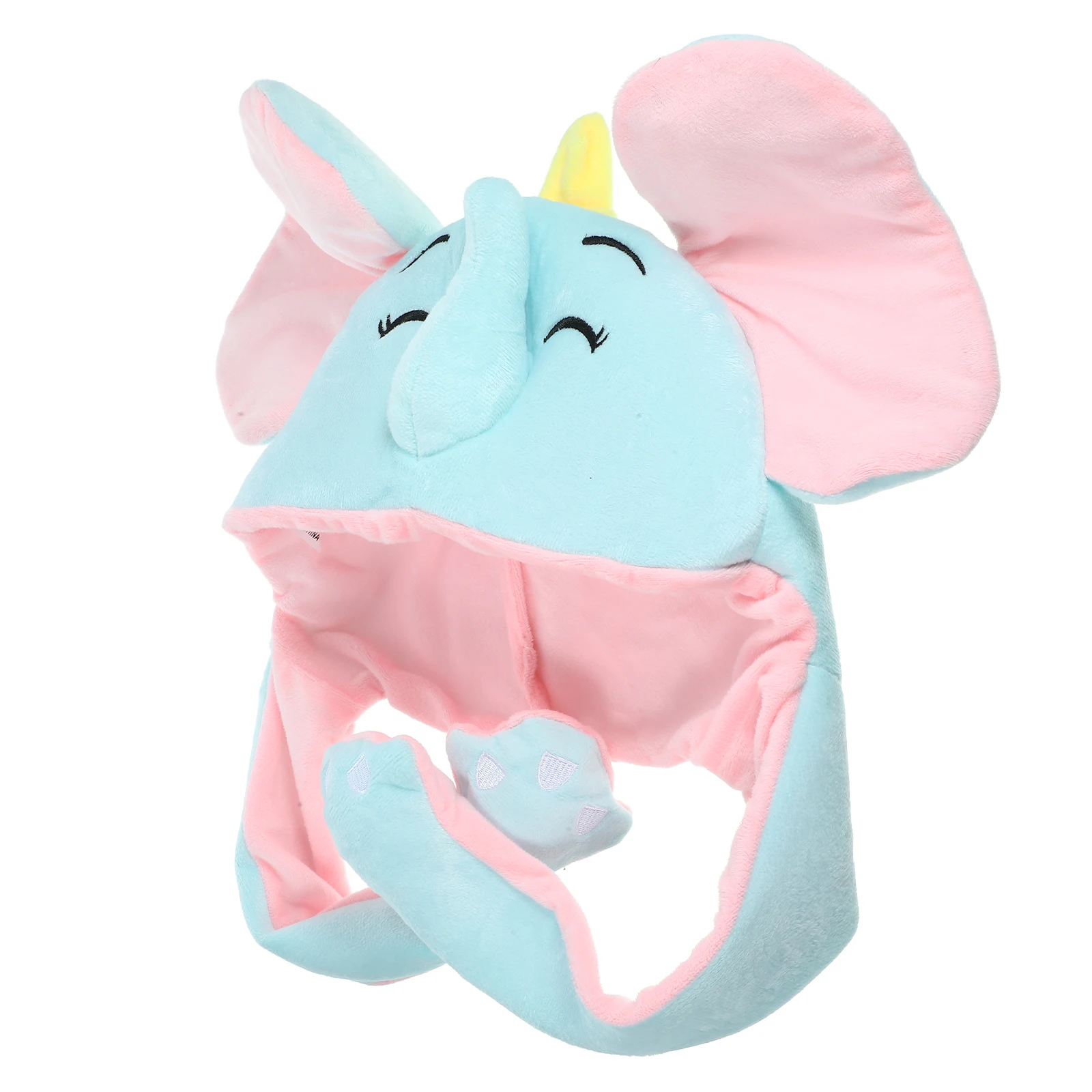 

Elephant Headgear Hat Ears Cartoon Animal Costume Party Accessory Festive Headwear Fun Prop Elephant Hat