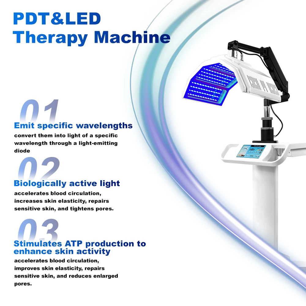 เครื่องบำบัดผิวด้วยแสง LED 7 สี ระดับมืออาชีพ สำหรับดูแลผิวหน้า ลดเลือนริ้วรอย ฟื้นฟูผิวทั่วร่างกาย