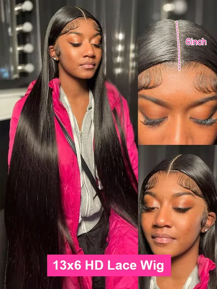 30 40 Polegada 13x4 13x6 hd osso transparente em linha reta perucas dianteiras do laço cabelo humano 100% para as mulheres cabelo preto brasileiro 200 densidade