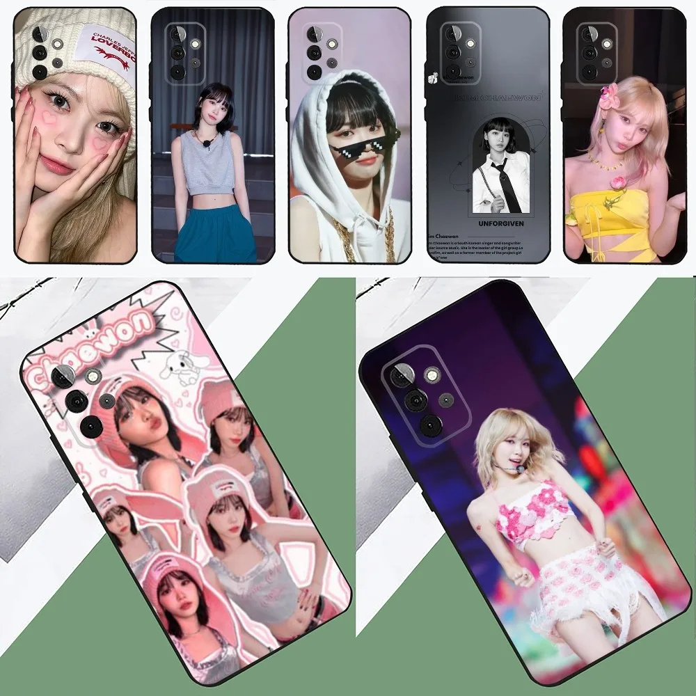 Singer K-Kim Chaewon  Phone Case For SamsungS24,23,22,21,S20 Ultra Pro 10,S30Plus,S9,20lite Ultra Black Cover