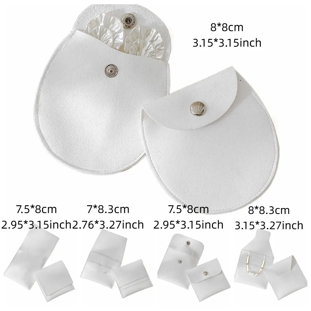 5 個のベルベットジュエリー梱包袋リングイヤリング大容量ジュエリーディスプレイボックスオーガナイザーブレスレットネックレスジュエリーホルダー