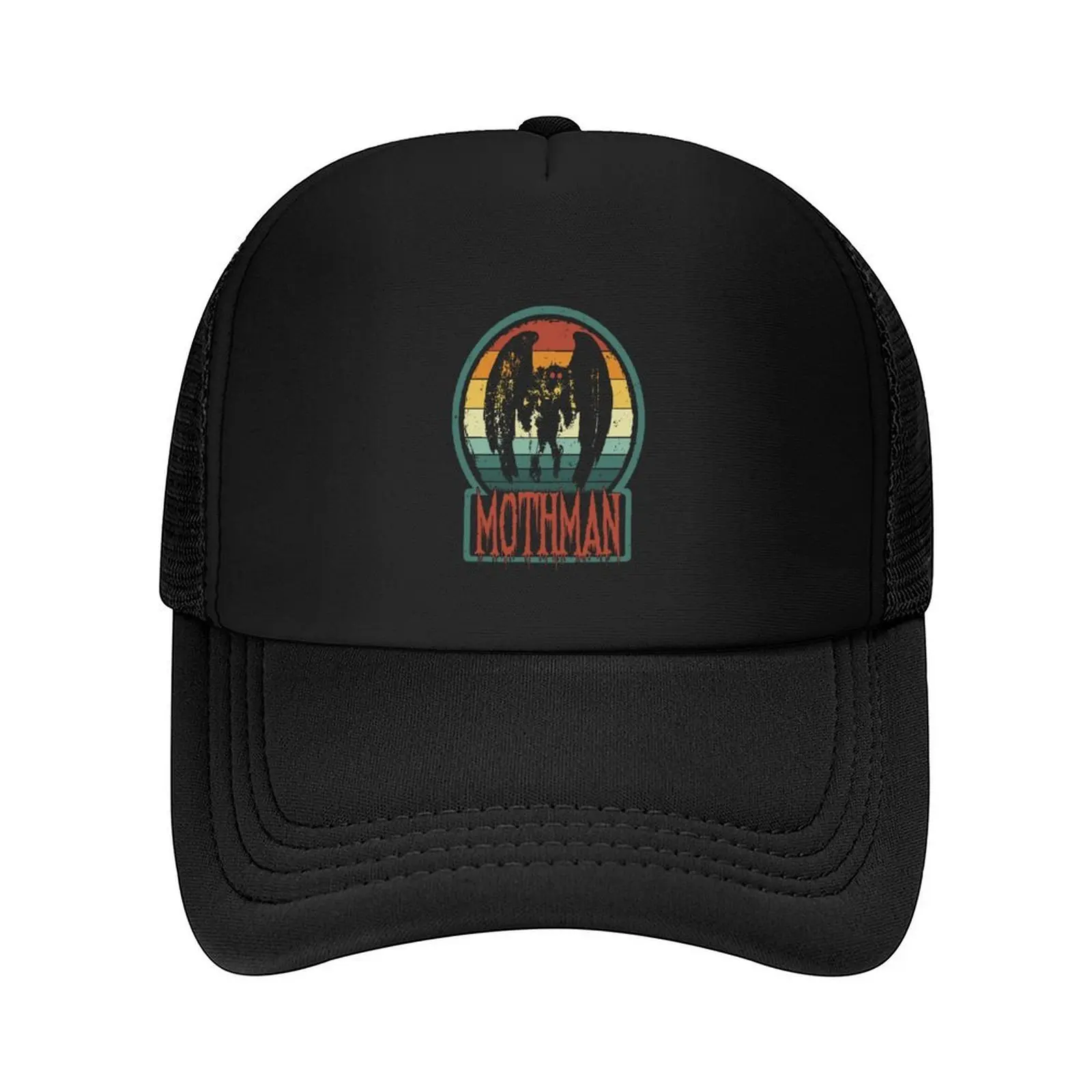

Mothman - Retro Vintage Point Pleasant, WV Cryptid Gift Baseball Cap Anime Golf Hat Hood Male Women's